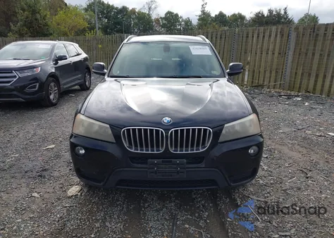 2011 BMW X3 xDrive28I z USA, uszkodzony, nr VIN 5UXWX5C56BL709221